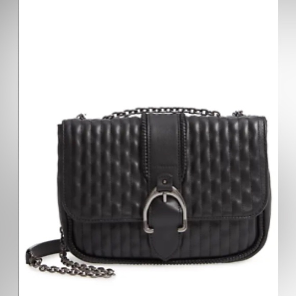 Longchamp Amazone Matelasse Leather Crossbody Bag